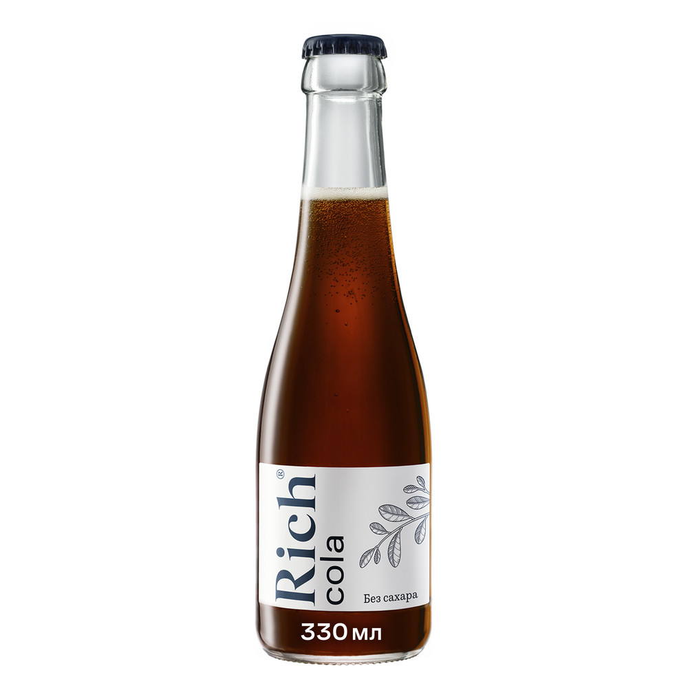Напиток газированный Rich Cola без сахара, 330мл