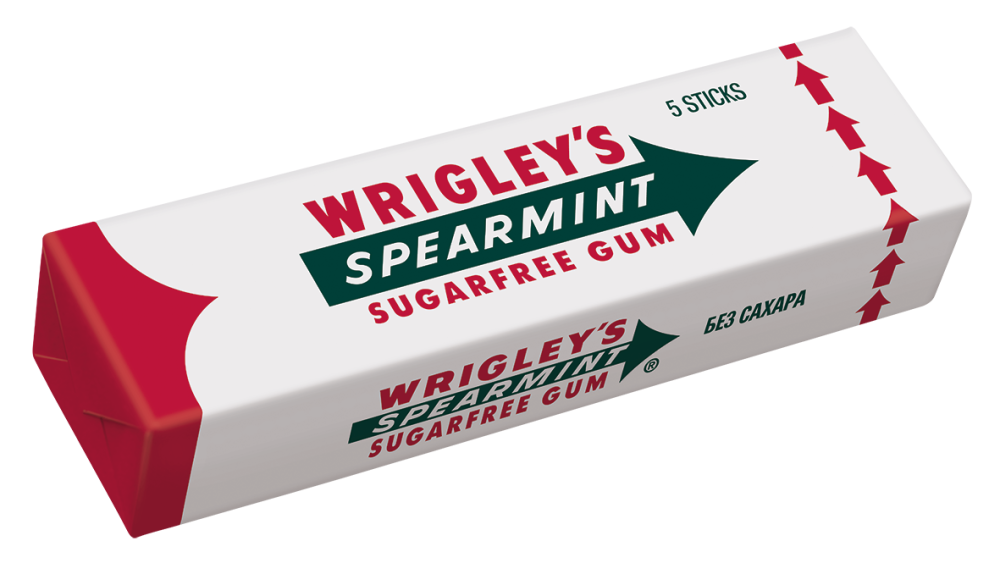 Жевательная резинка Wrigley's Spearmint Сладкая мята 13г