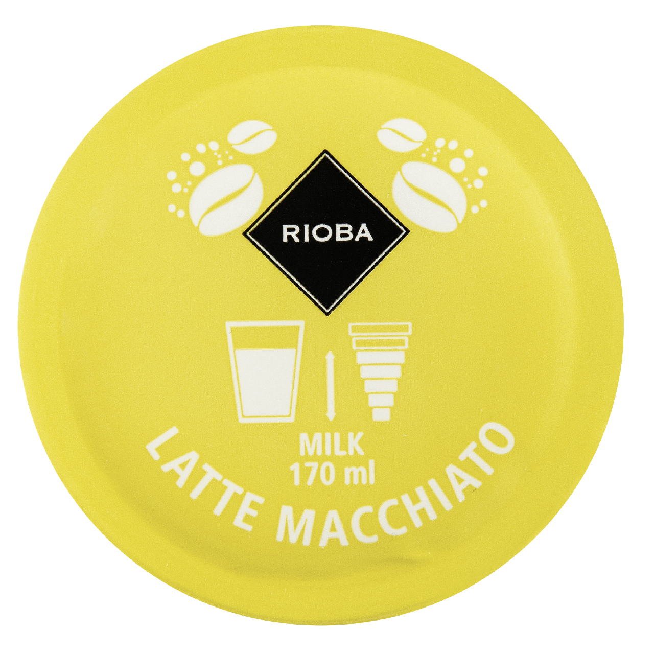 RIOBA Кофе в капсулах Dolce Gusto Latte Macciato 8 порций 16 капсул, 192г