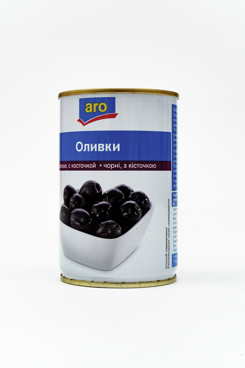 Маслины ARO с косточкой, 300 г