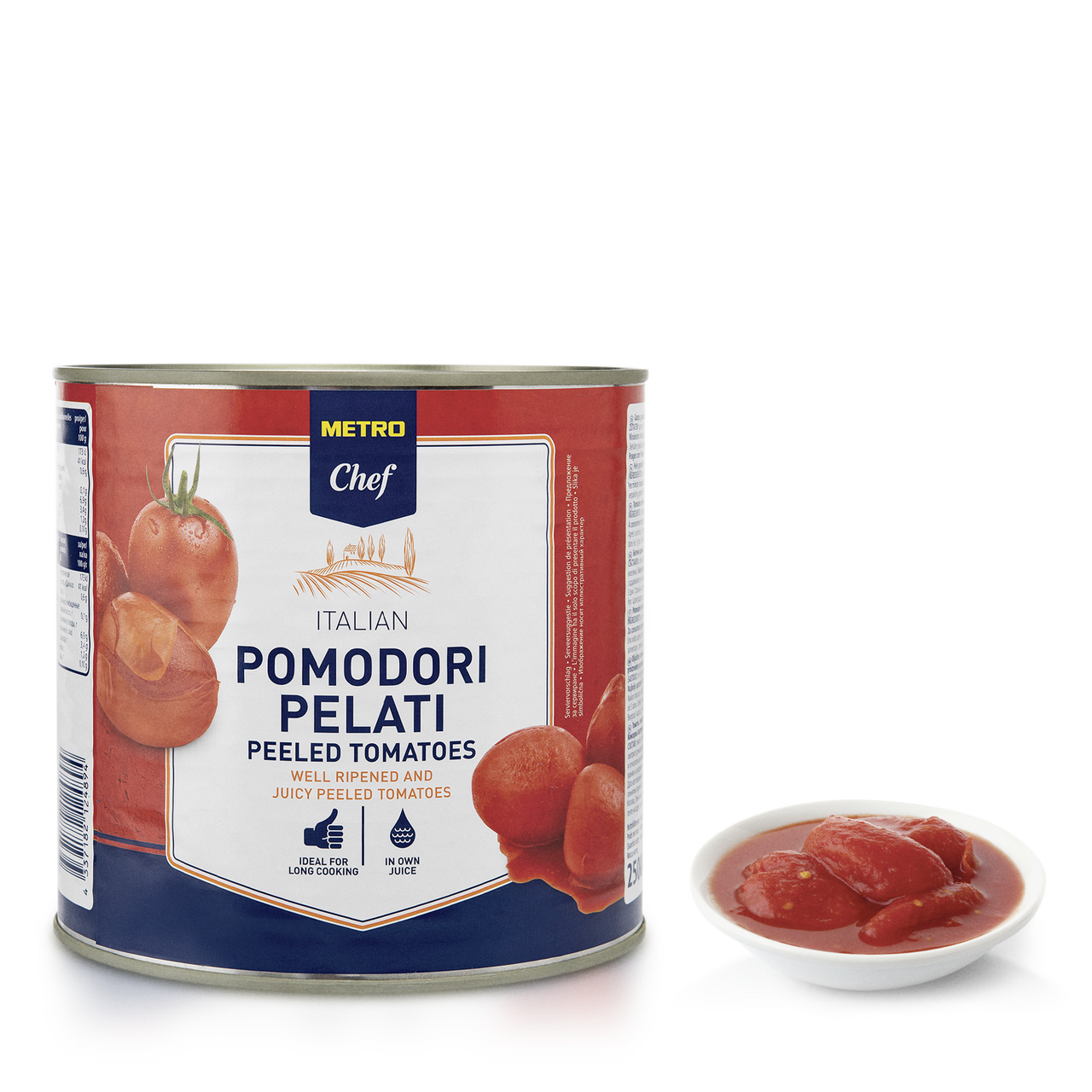Томаты Metro Chef очищенные в томатном соке 2,5 кг