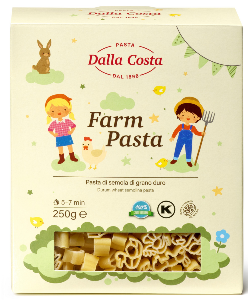 Макароны Dalla Costa ферма без добавления яиц, 250г