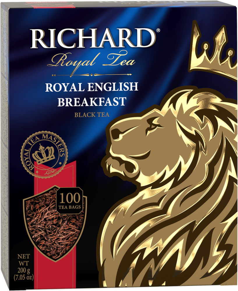Чай Richard Royal English Breakfast черный 100 пакетиков по 2 г