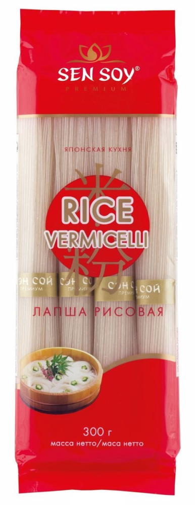 Лапша рисовая Sen Soy Rice Vermicelli 0,3кг