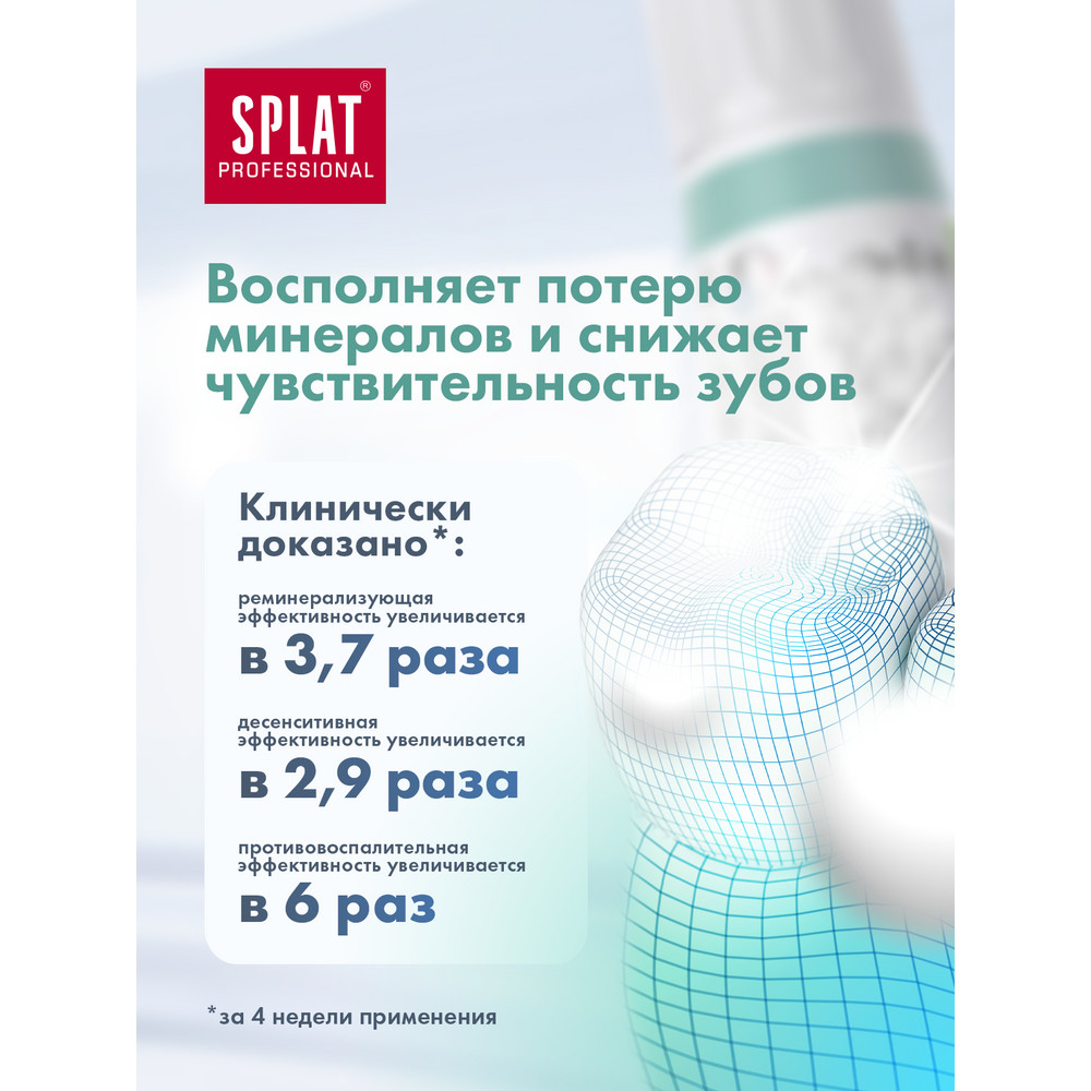 Зубная паста Splat Sensitive антибактериальная восстановление эмали 100 мл