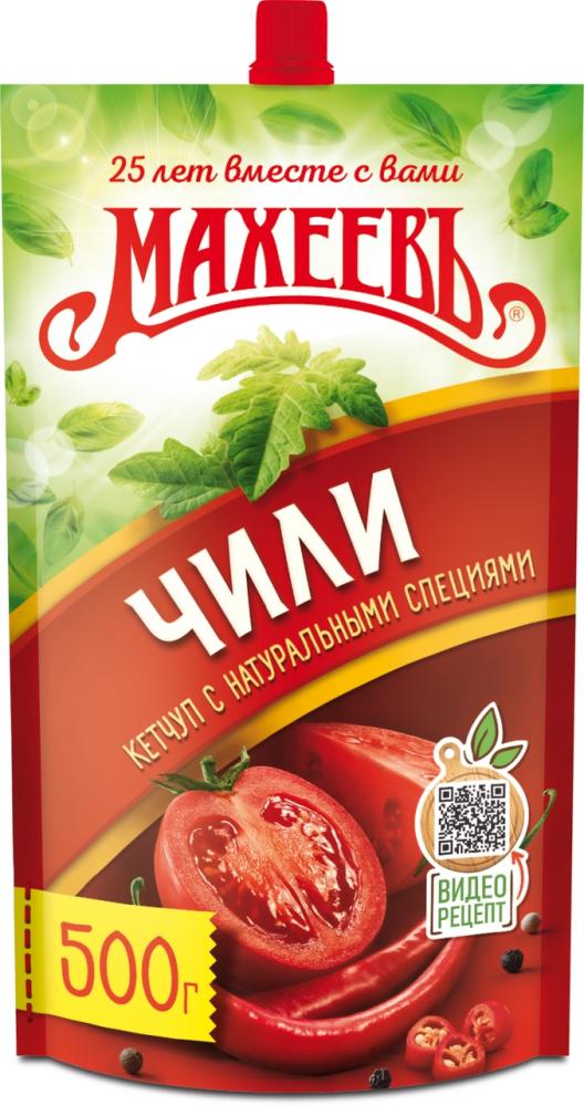 Кетчуп Махеевъ Чили, 500г