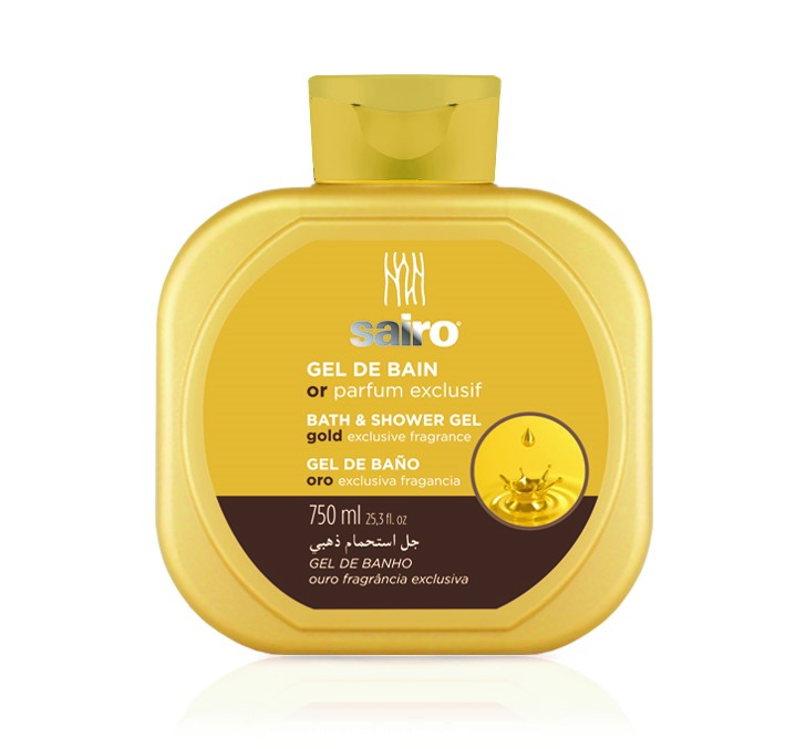 Гель для душа Sairo Голд, 750мл