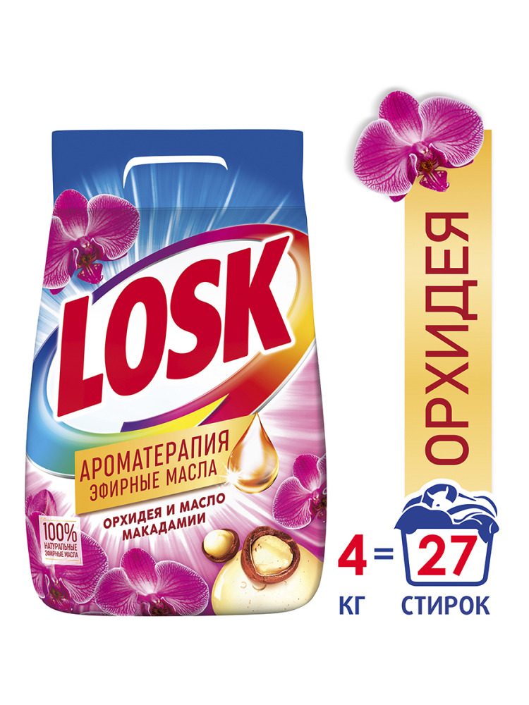 Стиральный порошок Losk Aroma Орхидея 4.05 кг
