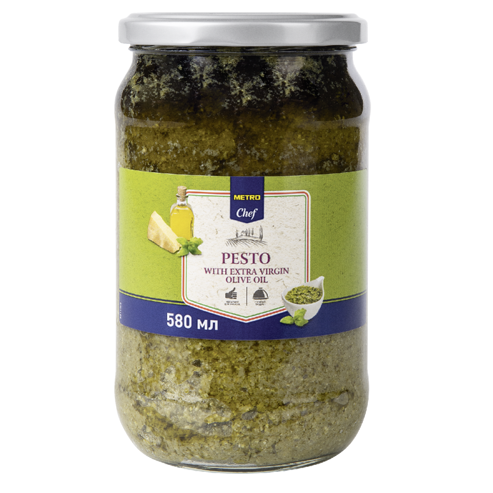 METRO CHEF Соус песто с растительным и оливковым маслом, 580 мл