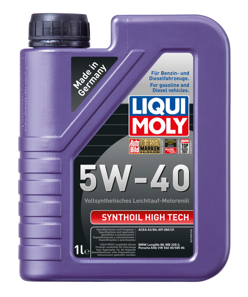 Масло Liqui Moly Synthoil High Tech 5W-40 моторное 1 л