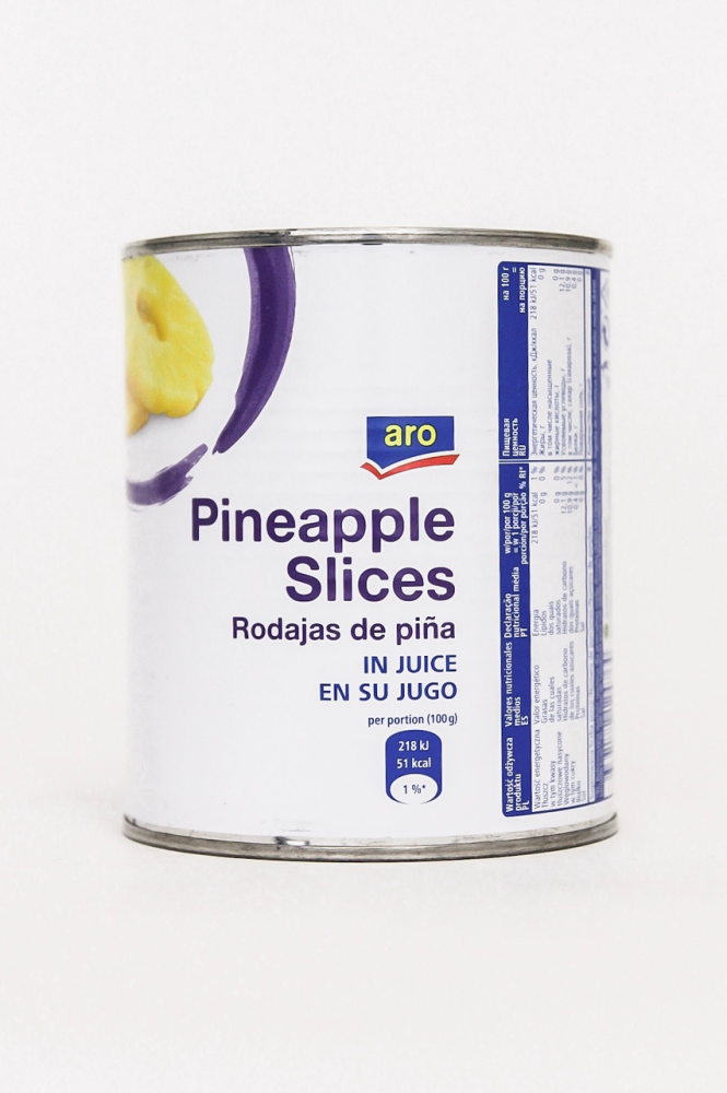 Ананасы ARO кольца в сиропе, 850мл