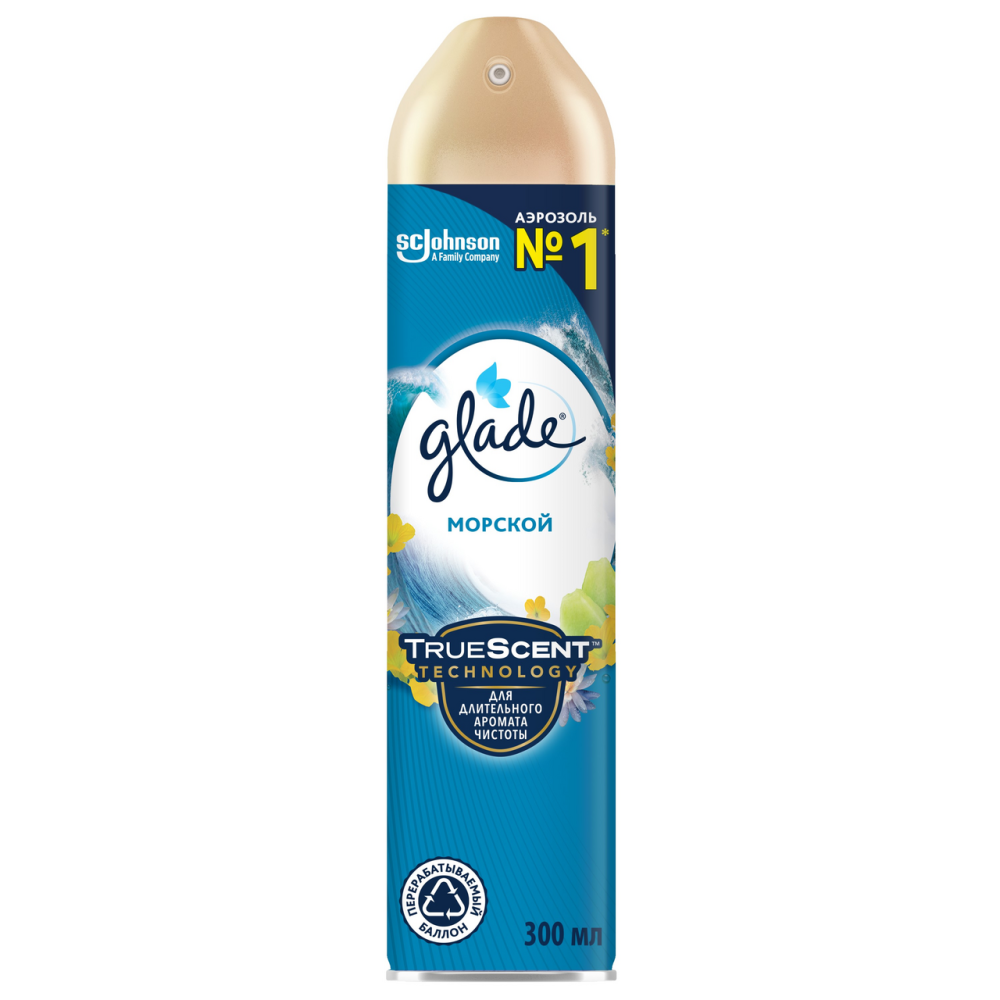 Освежитель воздуха Glade Морской 5 в 1 300 мл