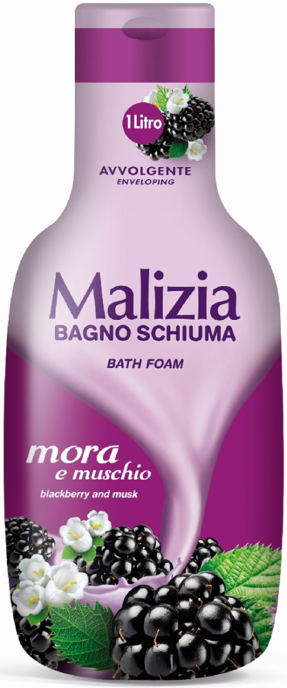 Пена для ванны Malizia Musk Blackberry, 1л