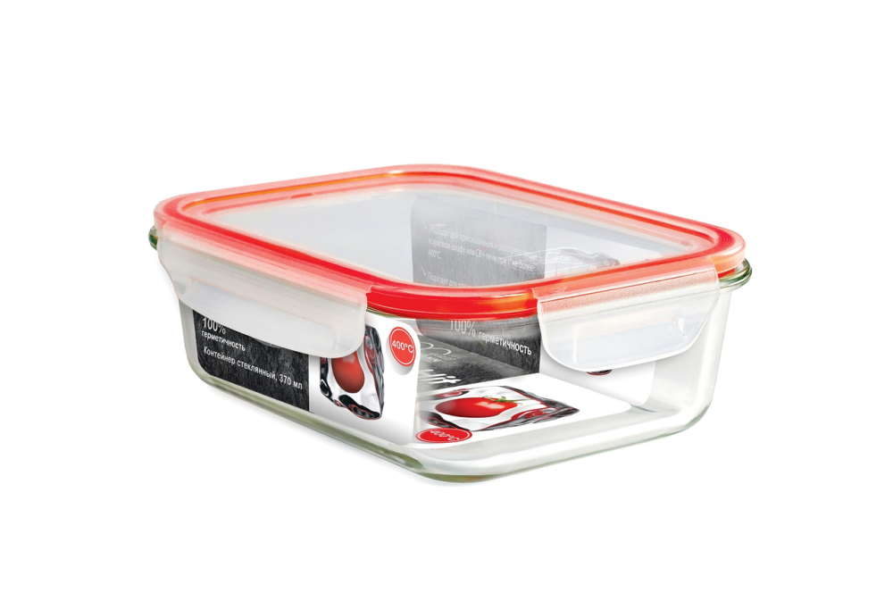 Контейнер Fackelmann стеклянный герметичный 0,37 л