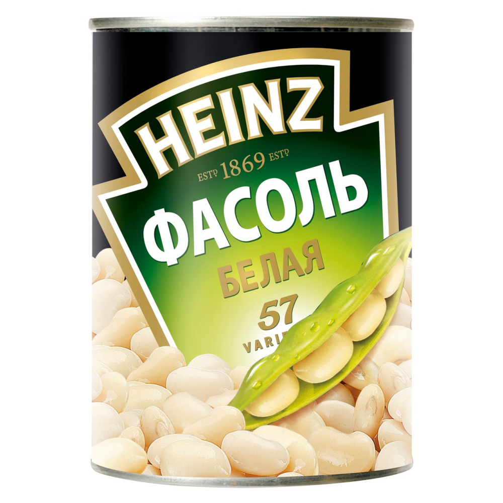 Фасоль Heinz белая в собственном соку 400 г
