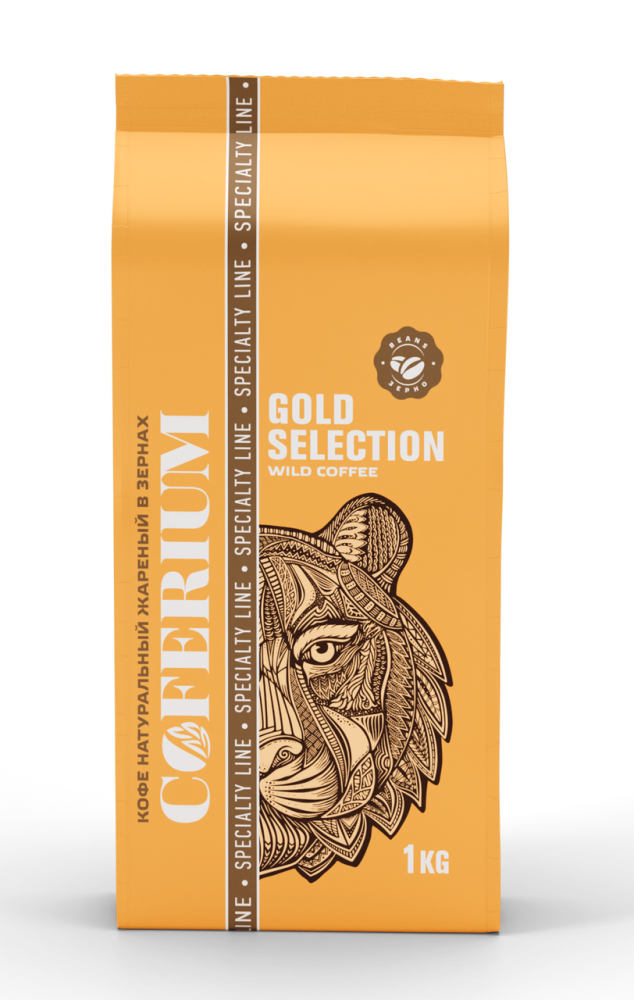 Кофе Coferium Gold selection в зернах, 1кг
