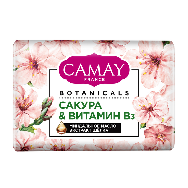 Мыло туалетное Camay Botanicals Японская сакура, 85г