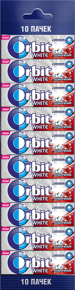 Жевательная резинка Orbit Классический 10*13,6г