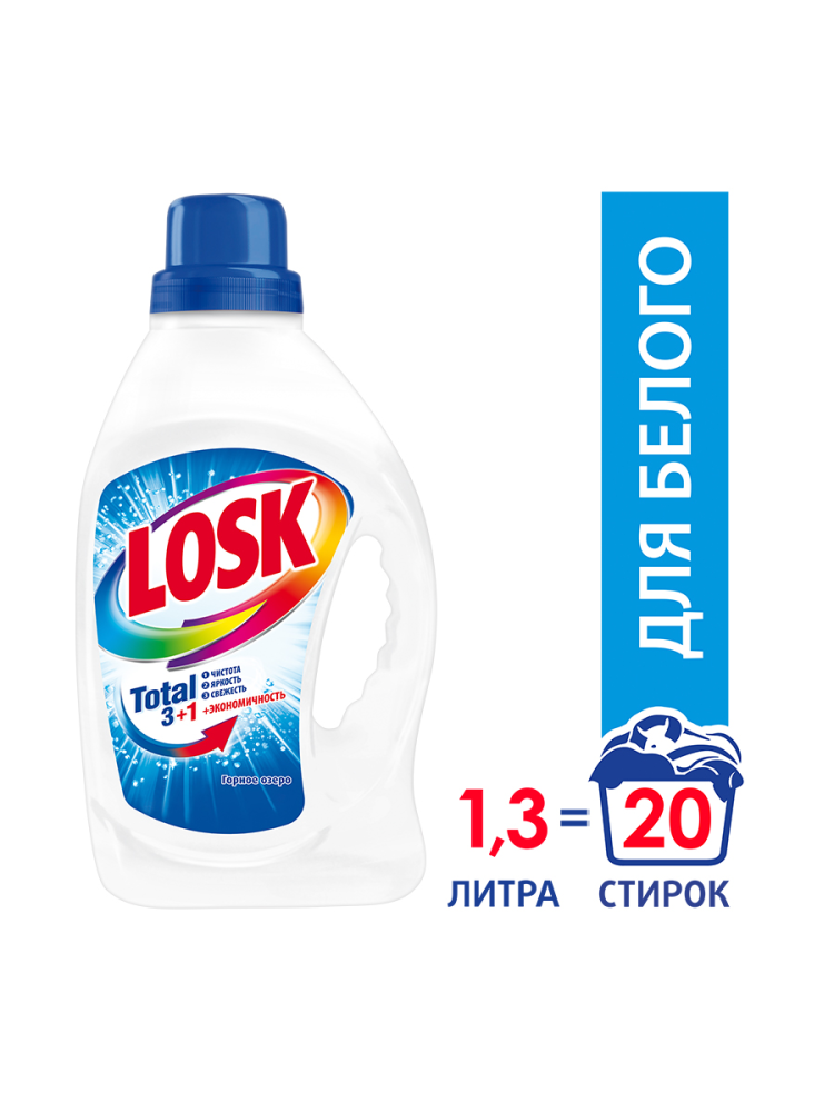 Гель для стирки Losk Горное Озеро 1.3 л Гель для стирки Losk Горное Озеро 1.3 л