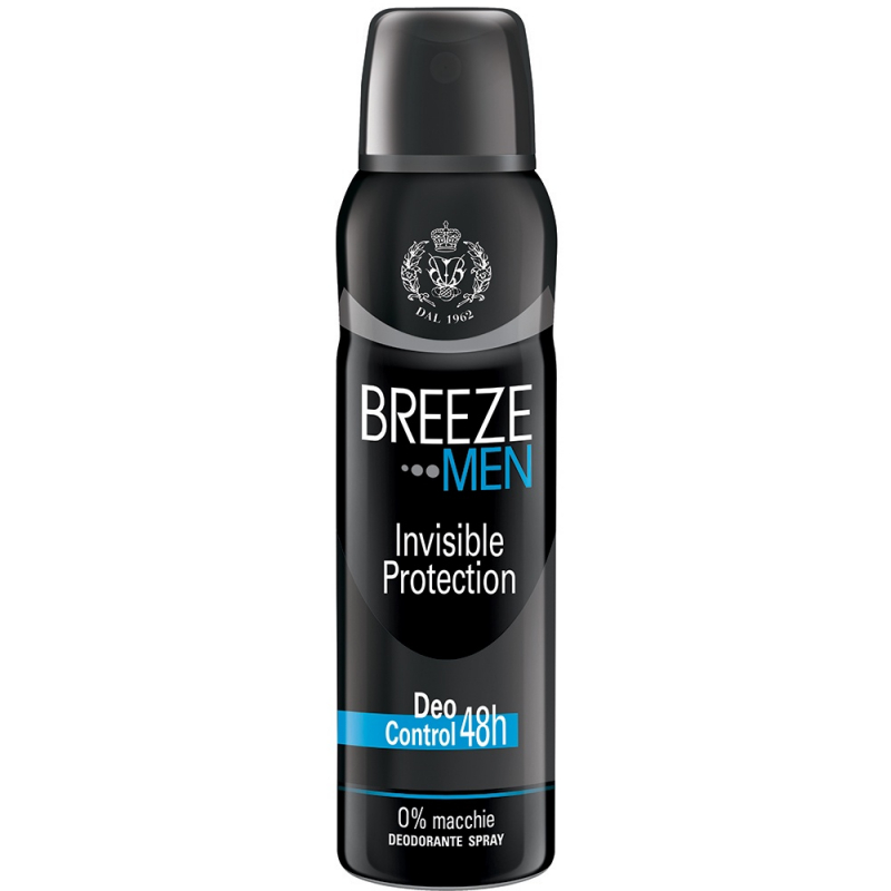 Дезодорант-спрей Breeze Men Invisible Protection 48 часов 150мл