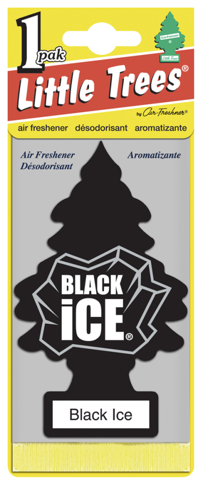 Ароматизатор Little Trees Ёлочка Black Ice подвесной