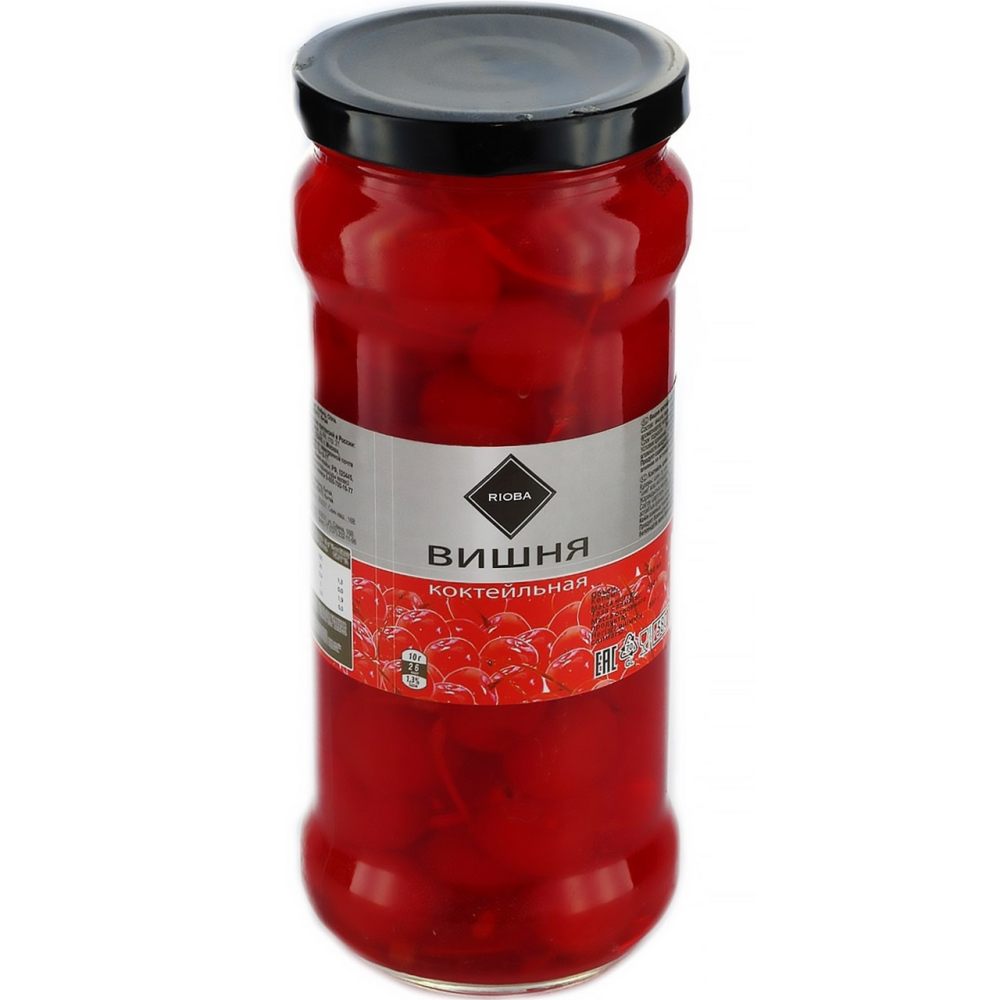 Вишня коктейльная RIOBA консервированная, 560г купить недорого с ...