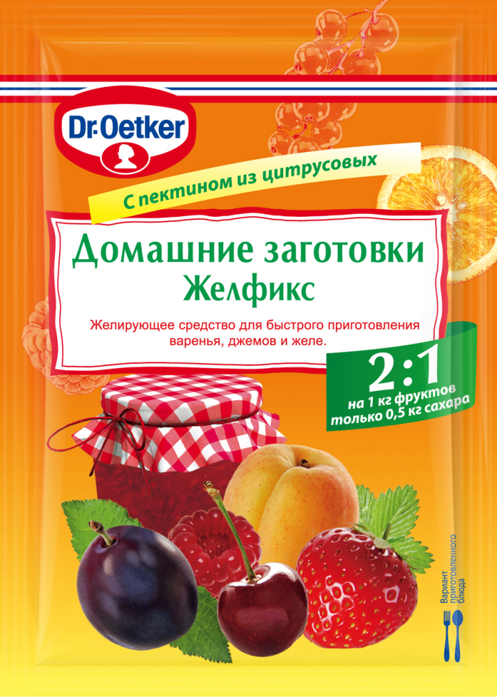 Желфикс Dr.Oetker Домашние заготовки 2:1 25 г