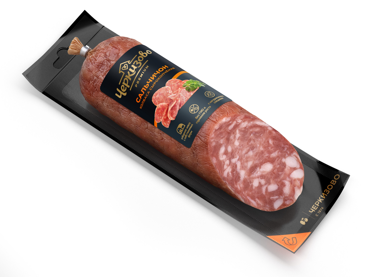 Колбаса Черкизово сальчичон сырокопченая срез, 300г