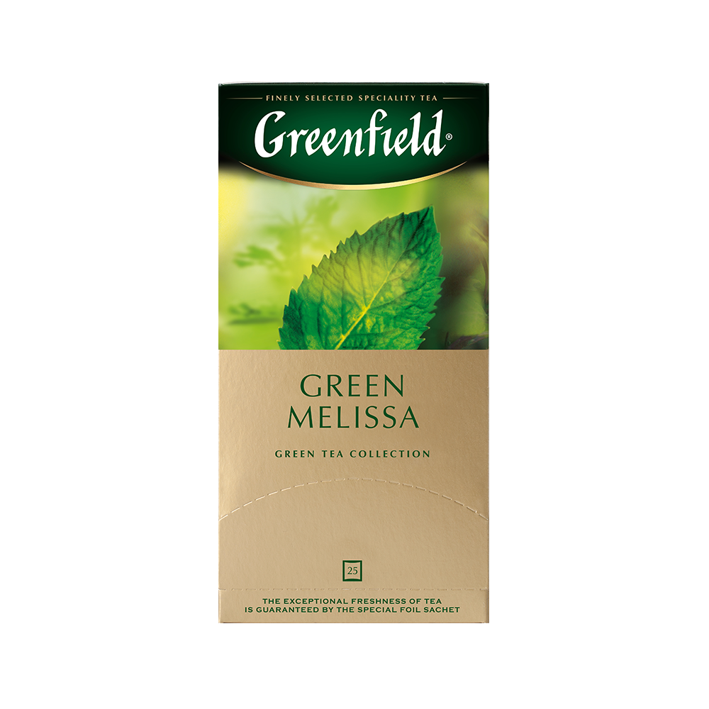 Чай Greenfield зеленый Green Melissa 25п*1,5г