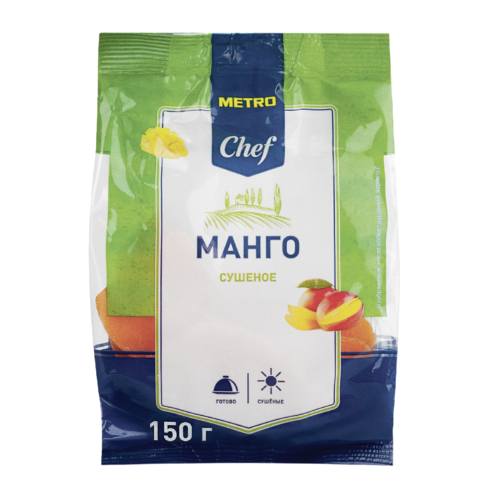 Манго METRO CHEF сушеное, 150 г Манго METRO CHEF сушеное, 150 г