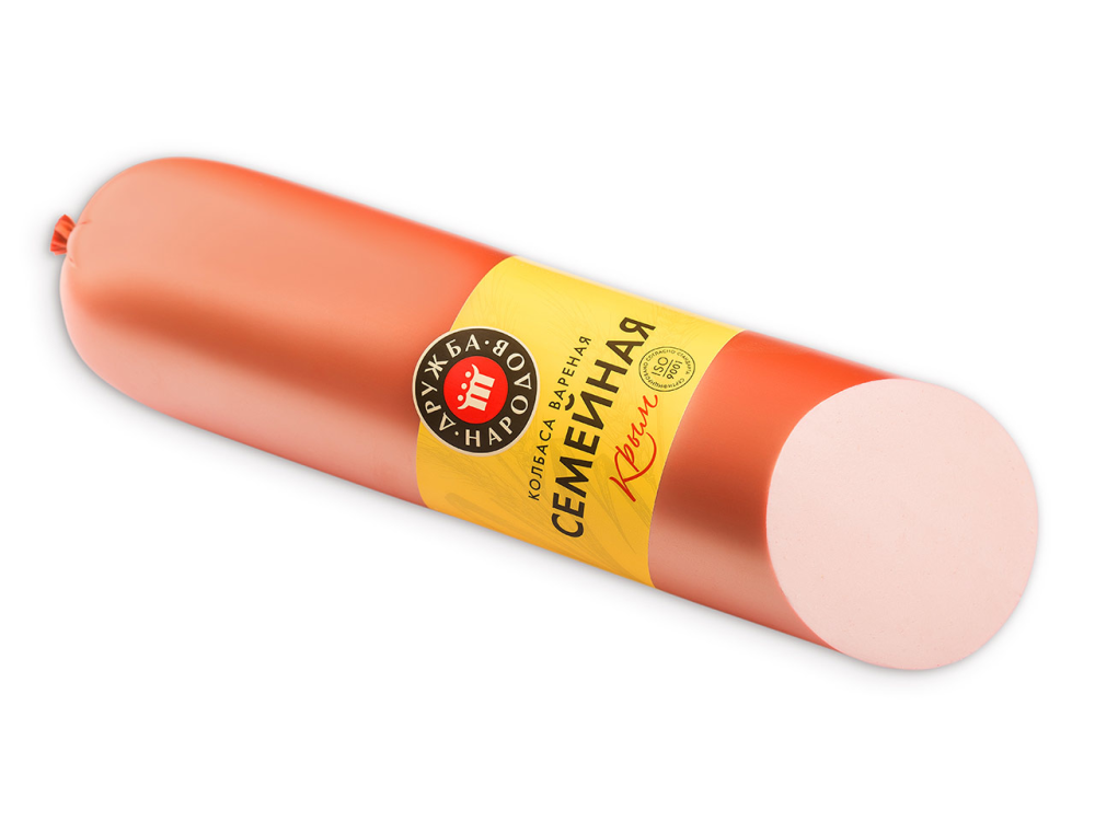 Колбаса вареная куриная Семейная Дружба Народов, 500г