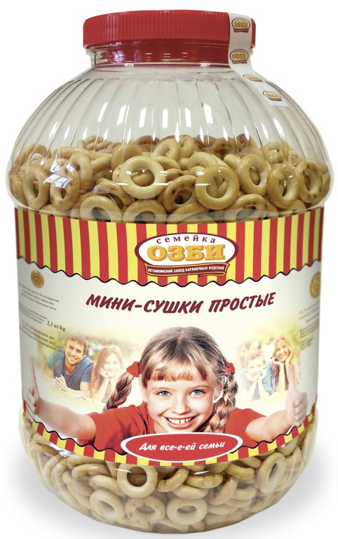 Мини-сушки Семейка Озби простые 2,3 кг