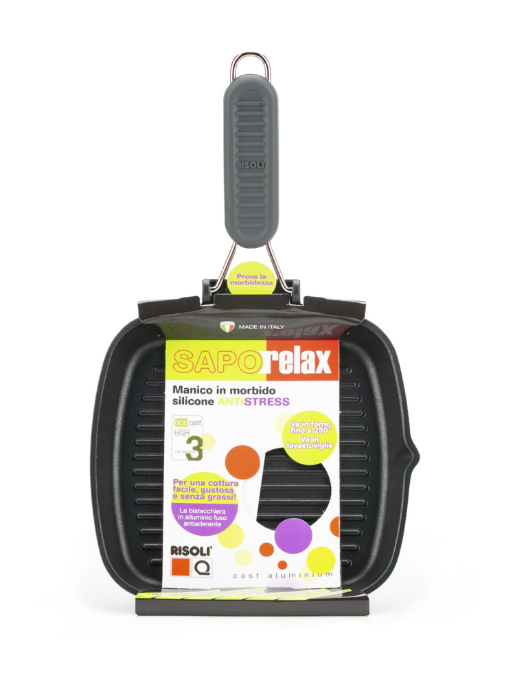 Сковорода-гриль Risoli Saporelax тефлоновая 26 х 26 см