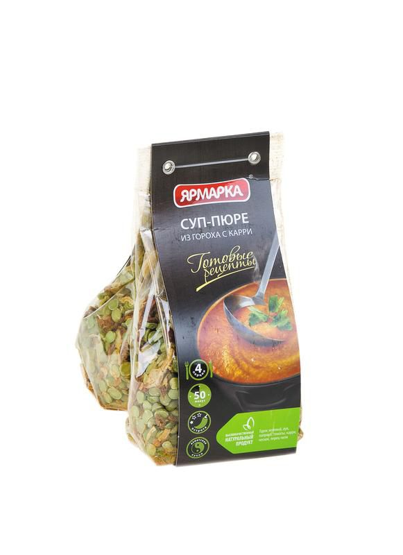 Суп-пюре Yelli из гороха с карри 250г