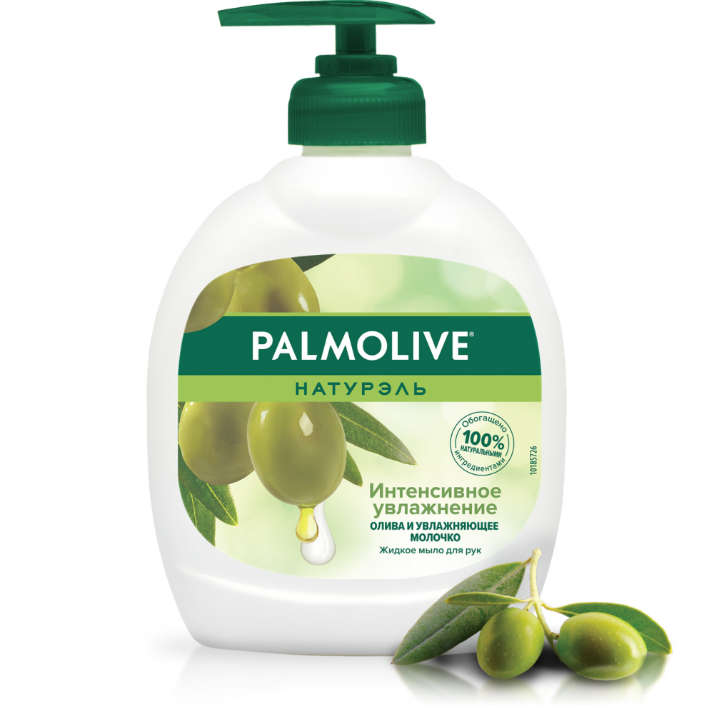 Жидкое мыло для рук Palmolive Интенсивное Увлажнение Олива и Увлажняющее молочко 300мл