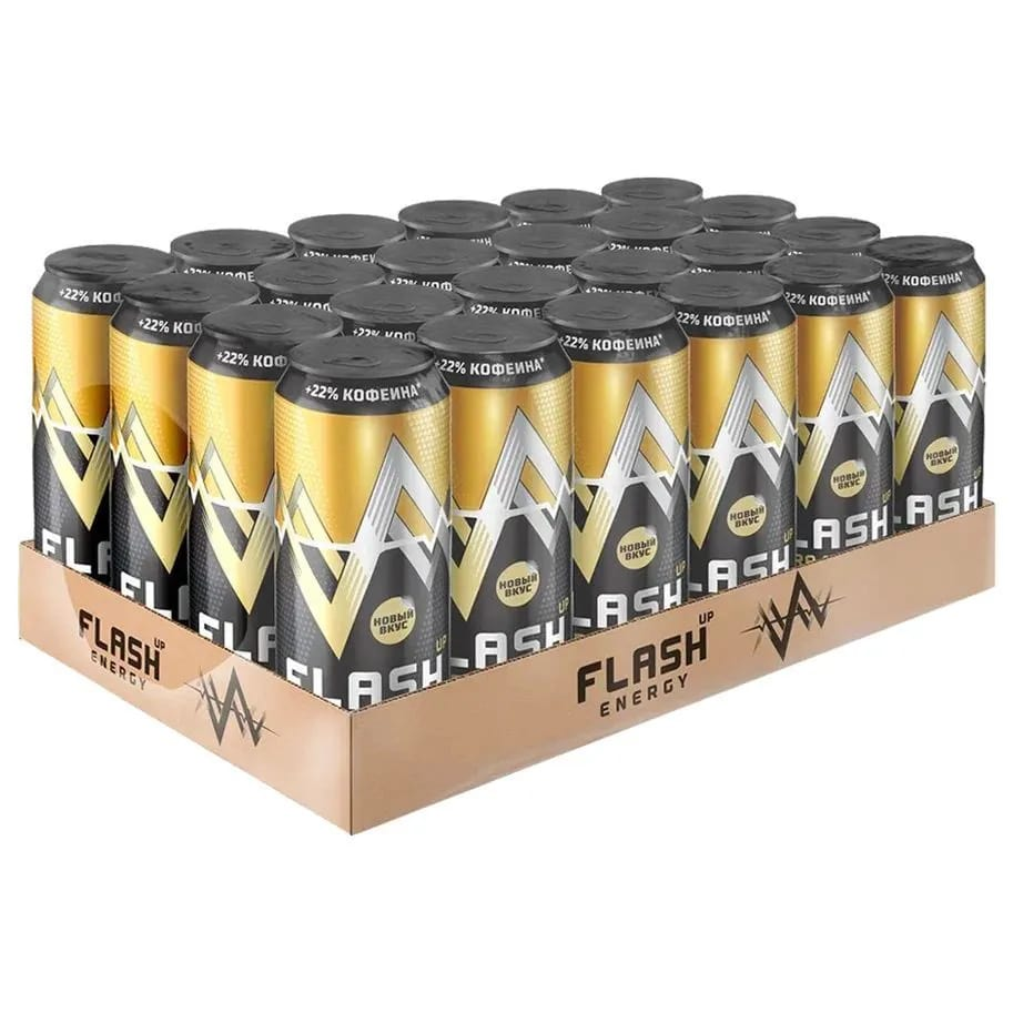 Энергетический напиток Flash Up Ultra Energy негазированный безалкогольный, 450мл