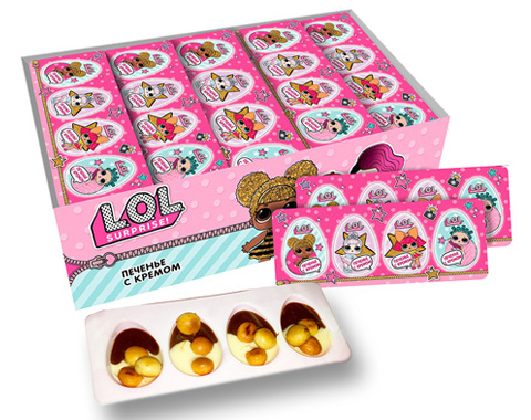 Печенье с кремом L.O.L. 4 порции
