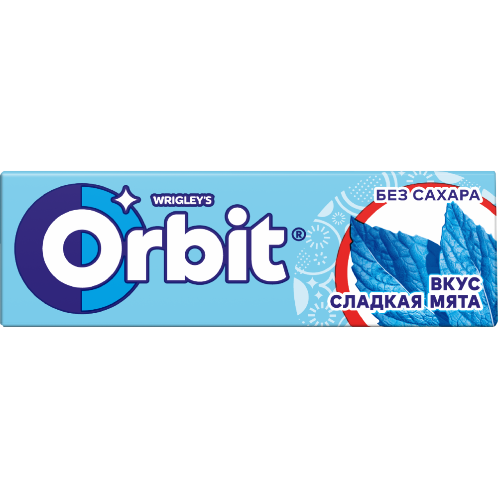 Жевательная резинка Orbit Сладкая мята 13,6 г