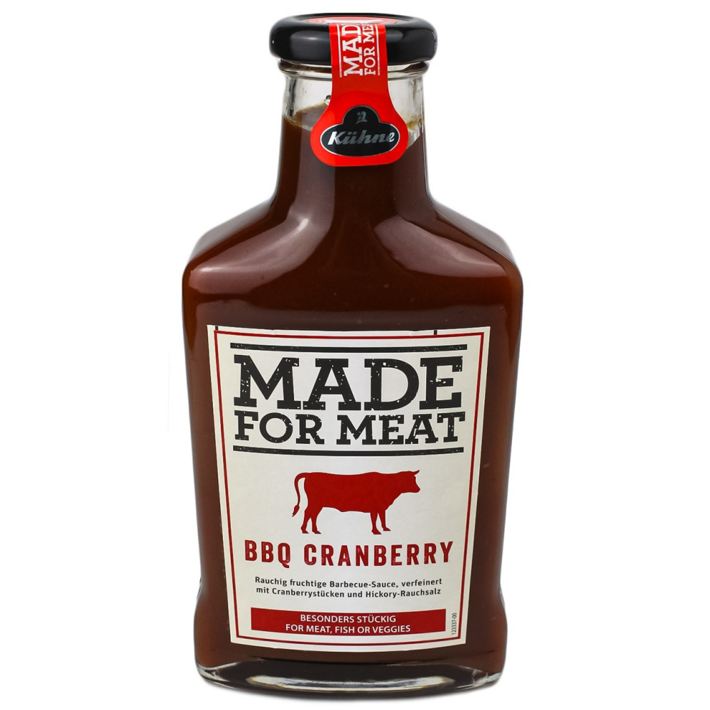 Соус Kuhne Томатный Made for Meat Барбекю с клюквой 375 мл