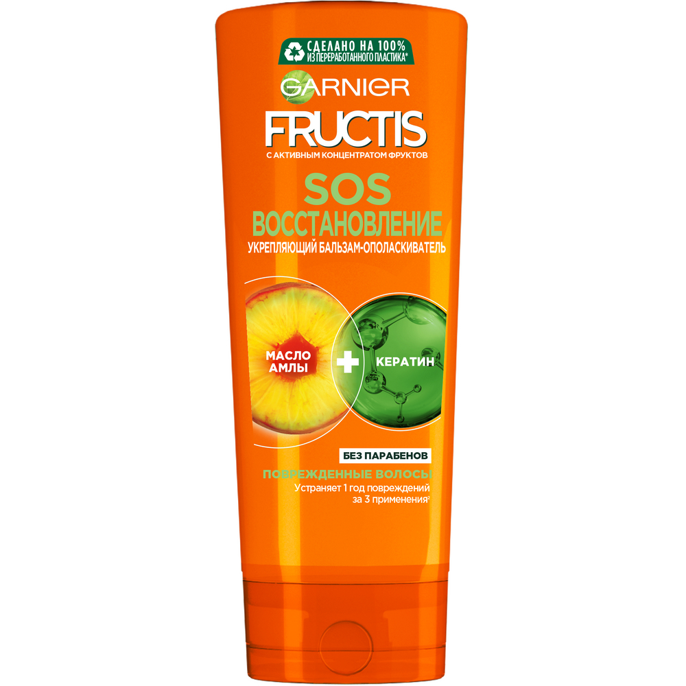 Бальзам-ополаскиватель для волос Garnier Fructis \"Sos Восстановление\" 387мл