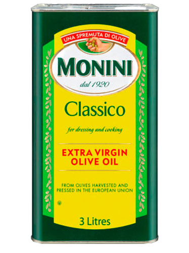 Оливковое масло Monini Extra Virgin 3 л