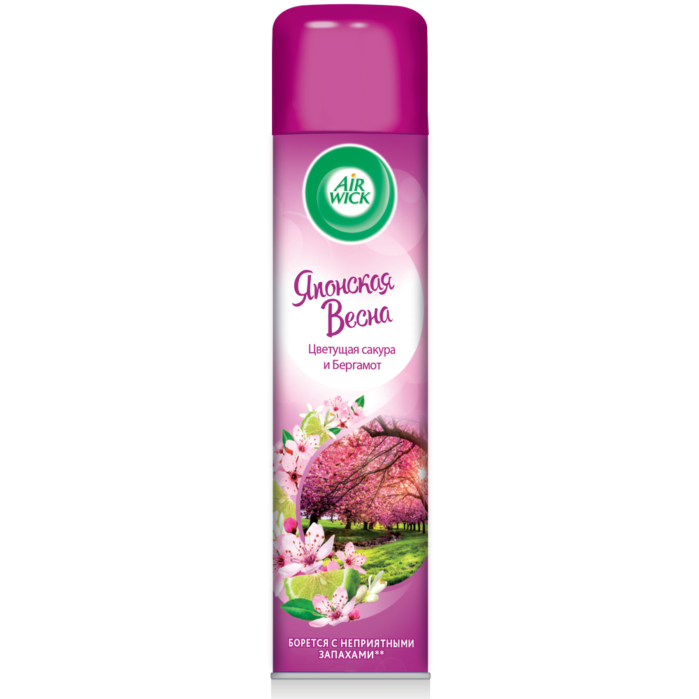 Освежитель воздуха AirWick Aerosol Японская весна 290 мл