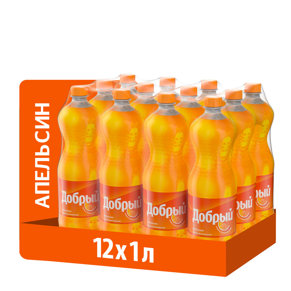 Напиток Добрый Апельсин газированный, 1л