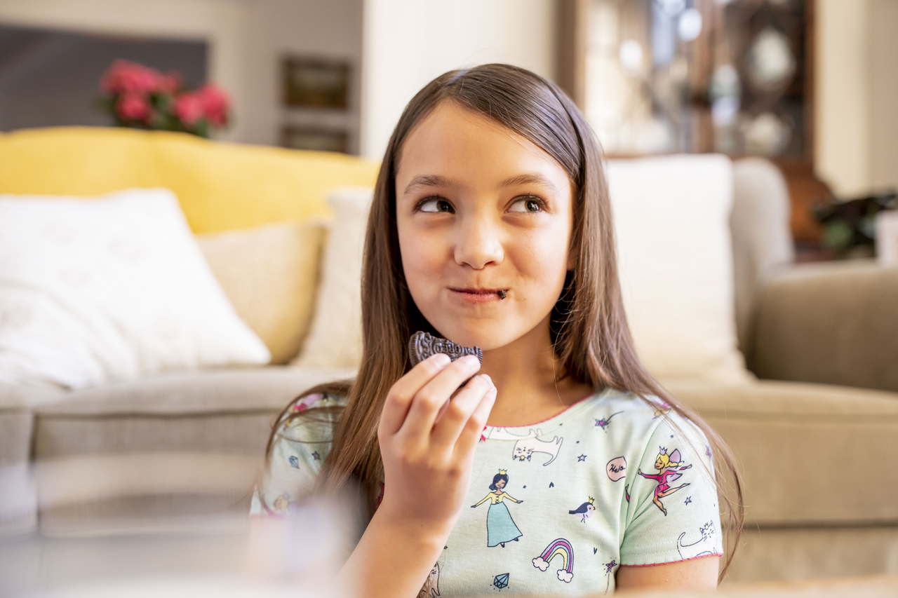 Печенье Oreo с какао и начинкой со вкусом шоколада, 95г