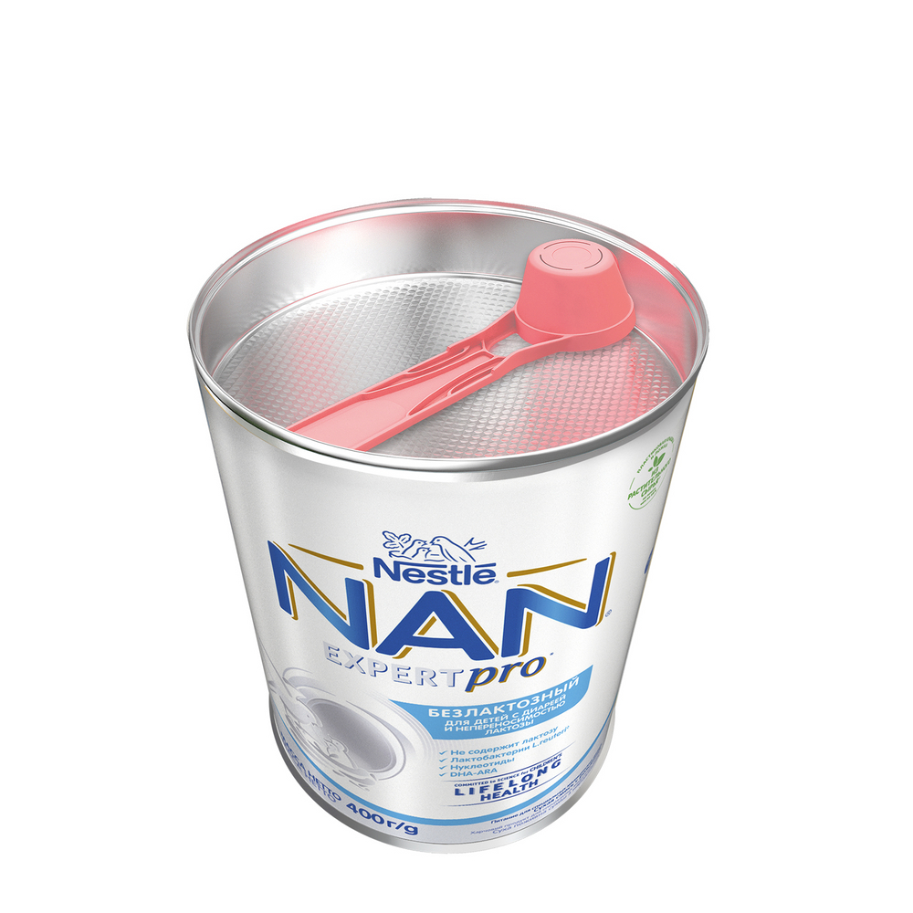 Сухая смесь Nan безлактозная для детей с 0 месяцев, 400г