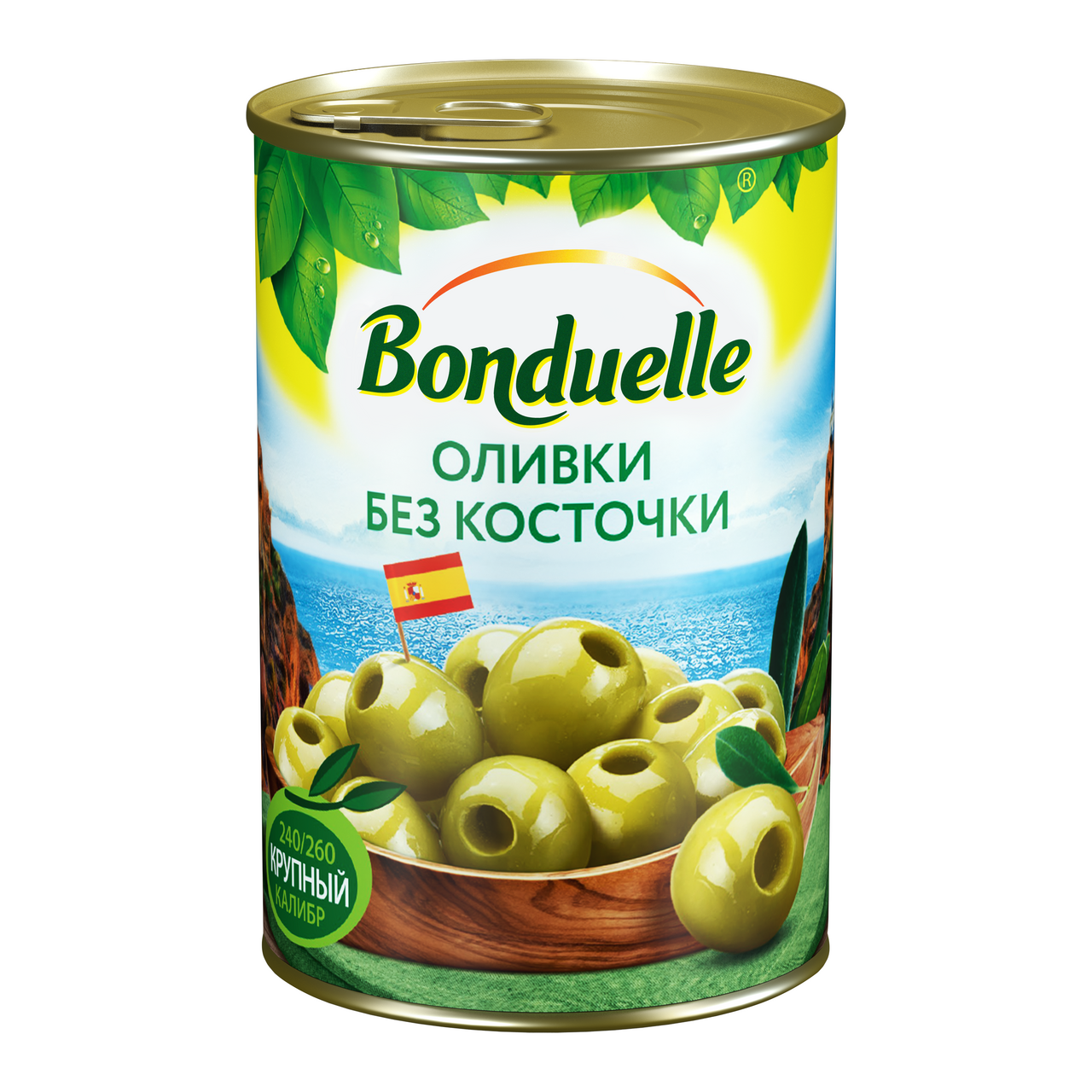 Оливки Bonduelle без косточки, 300г