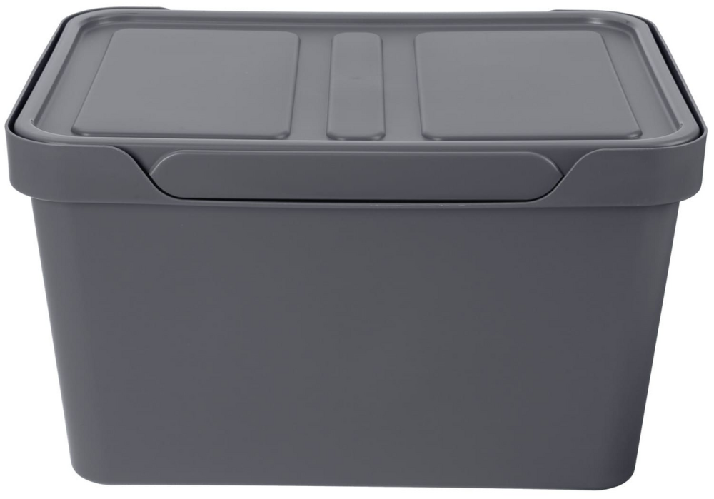 Ящик универсальный с крышкой Эконова Luxe, 18л