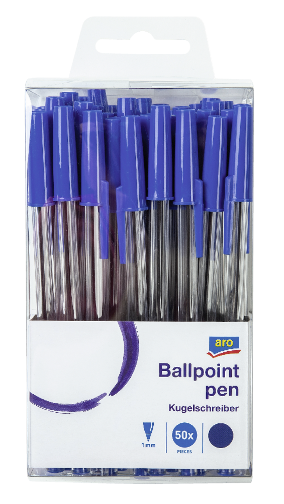 Шариковая ручка ARO синяя*50 шт