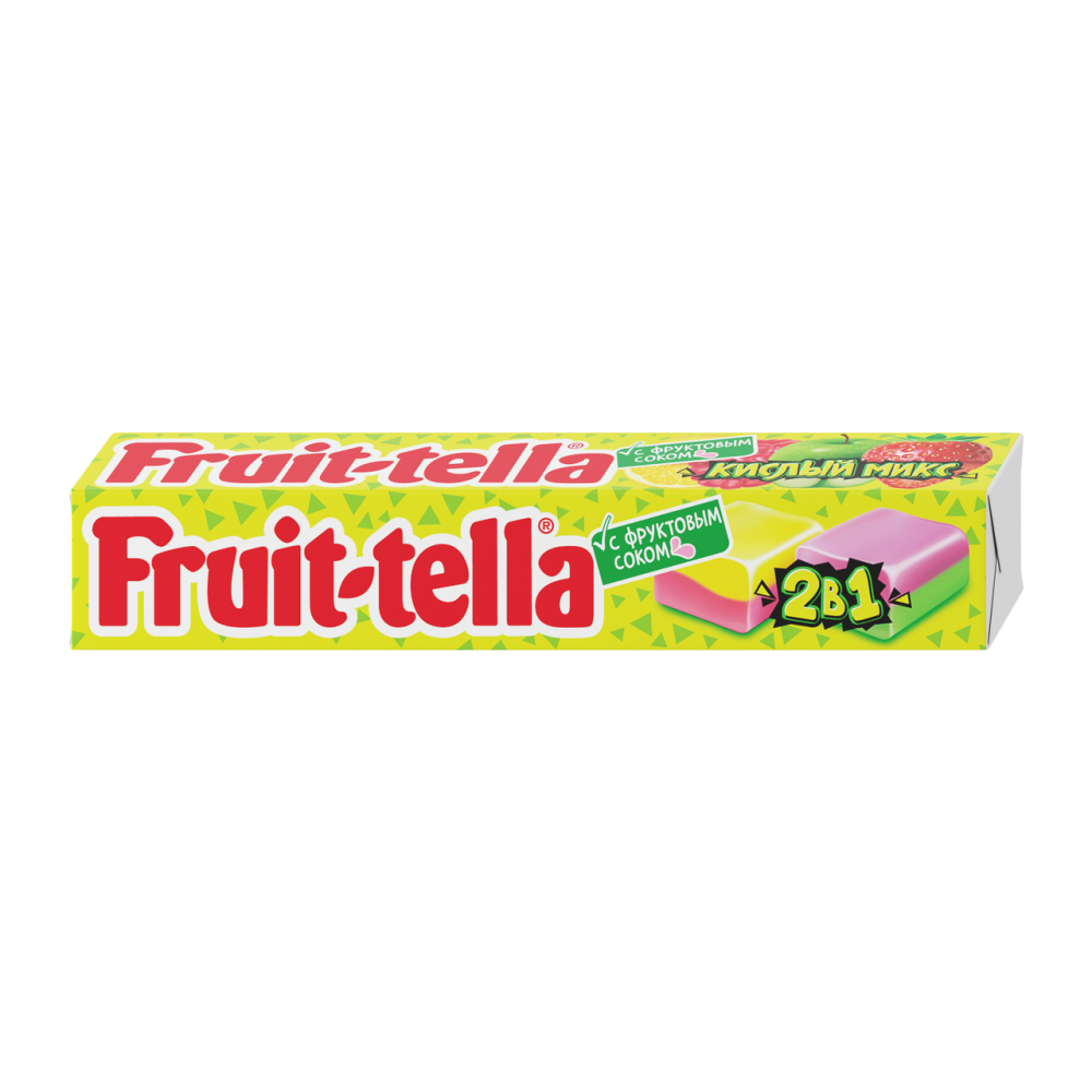 Конфеты жевательные Fruittella ксилый микс, 41г