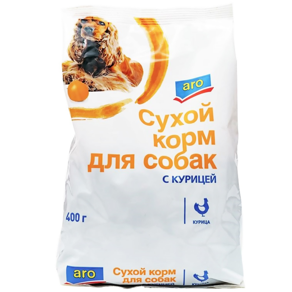 Корм для собак Aro с курицей сухой